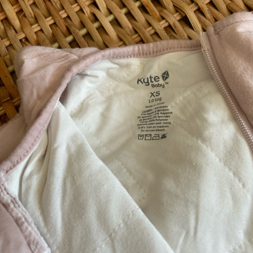 Kyte Baby XS sleep sack 1.0 tog Blush